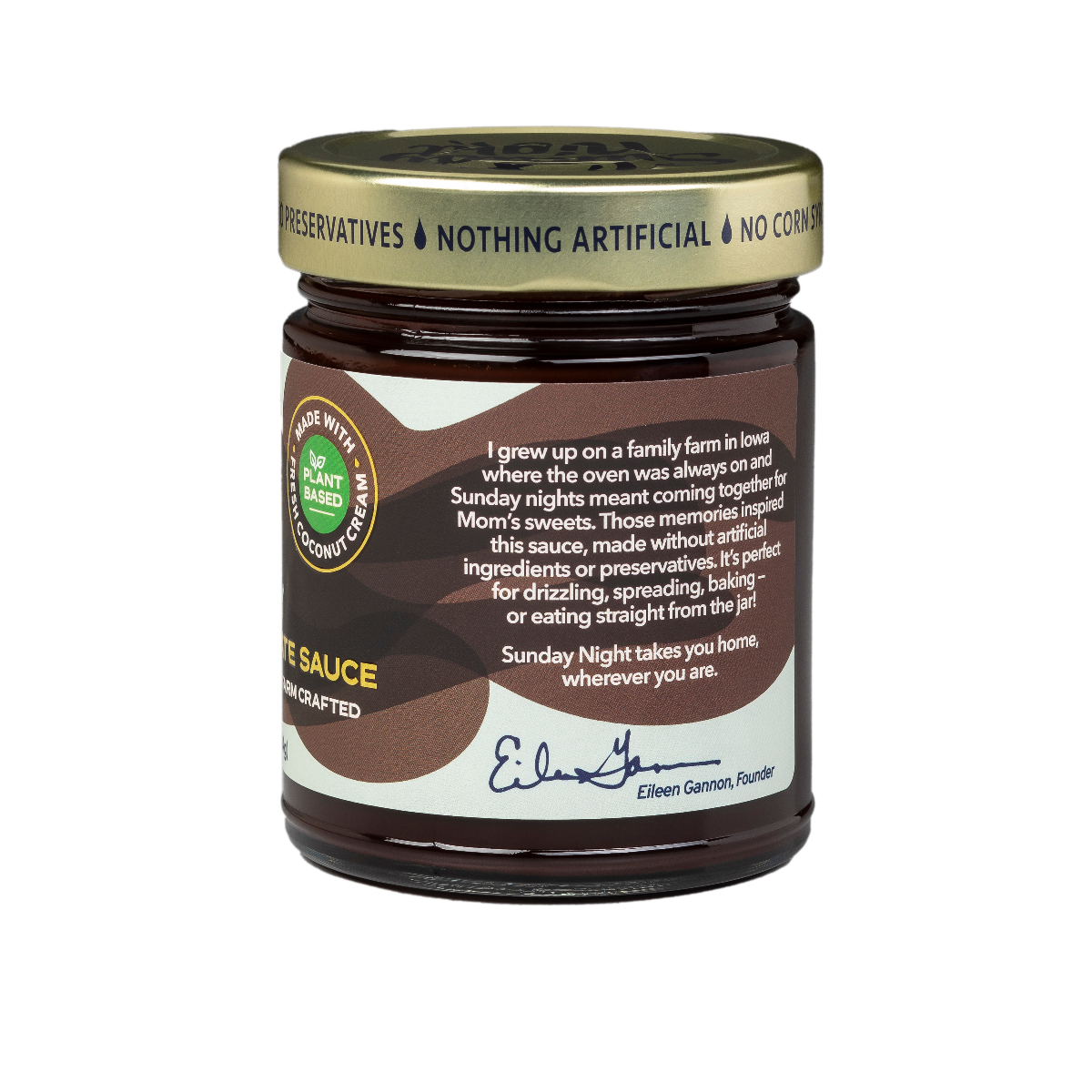 Sunday Night Fudgy Chocolate Sauce Side View: Eileen's Story