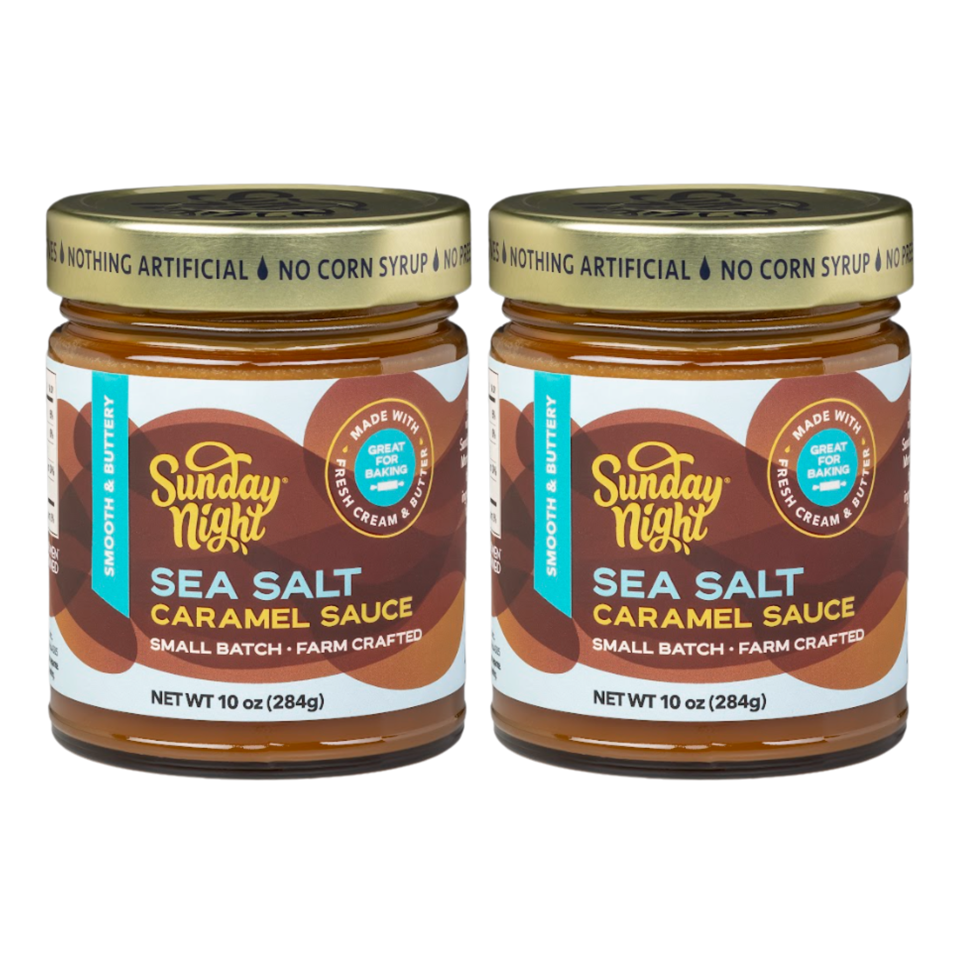 SEA SALT CARAMEL SAUCE DUO GIFT SET