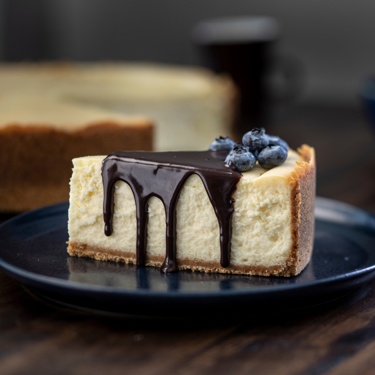 Sunday Night Recipe: Cheesecake with Sea Salt Dark Chocolate Sauce