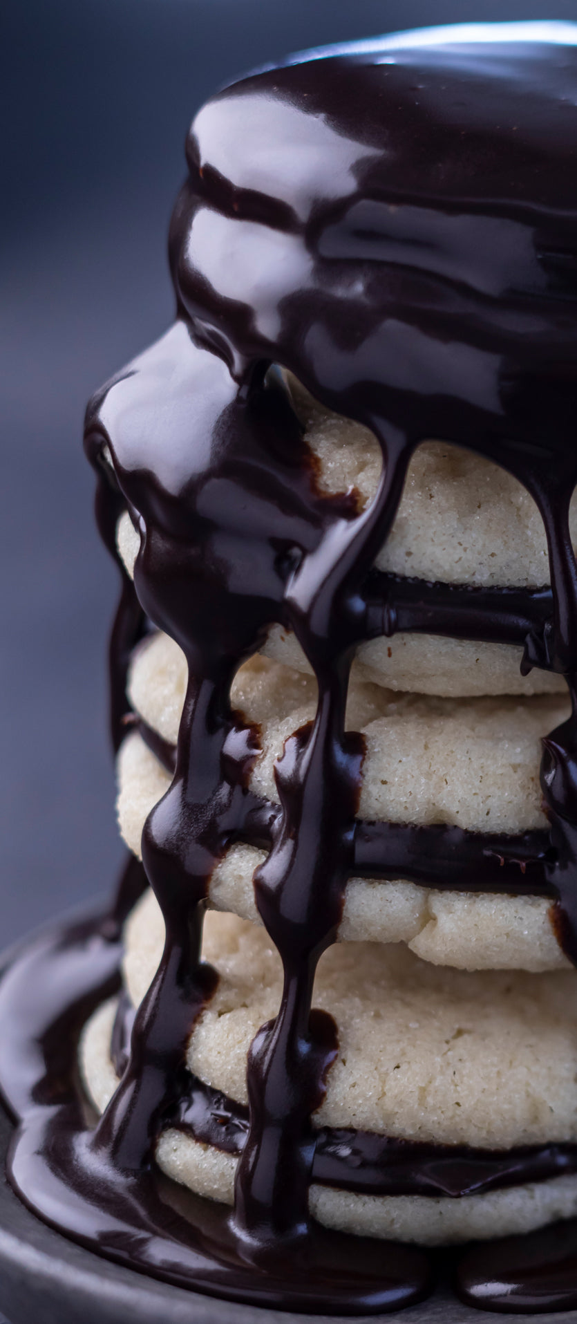 Sunday Night® Sugar Cookie Sandwiches with Sunday Night® Sweet + Rich Chocolate Premium Dessert Sauce