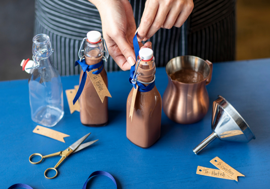 Sunday Night® Chocolate Liqueur with Sunday Night® Sweet + Rich Chocolate Premium Dessert Sauce