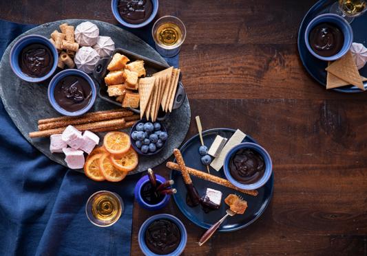 Sunday Night® Dessert Board with Sunday Night® Sweet + Rich Chocolate Premium Dessert Sauce