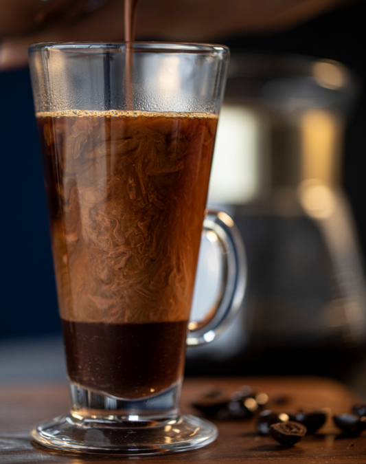 Sunday Night® Spiked Hot Mocha with Sunday Night® Sweet + Rich Chocolate Premium Dessert Sauce