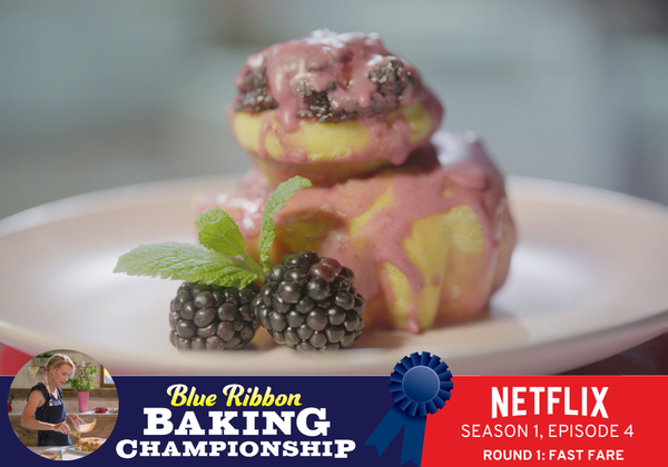 SWEET CURRY AND BLACKBERRY SWEET ROLLS from Blue Ribbon Baking Championship on Netflix