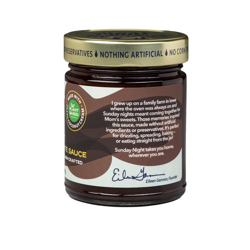 Sunday Night Fudgy Chocolate Sauce Side View: Eileen's Story