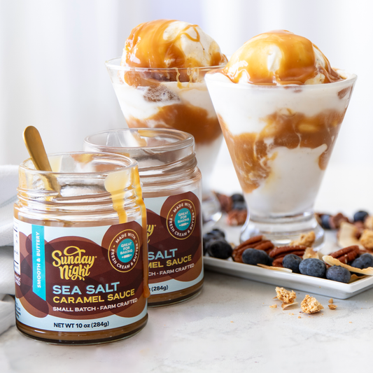 SEA SALT CARAMEL SAUCE DUO GIFT SET