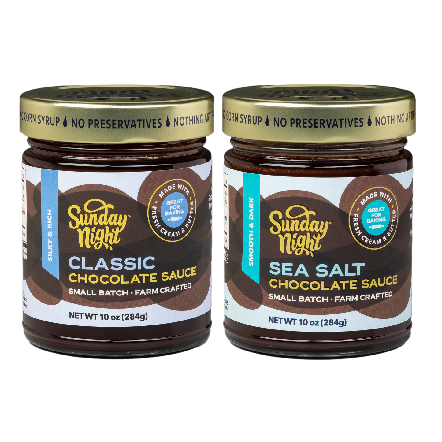 CLASSIC CHOCOLATE AND SEA SALT CHOCOLATE SAUCE DUO GIFT SET
