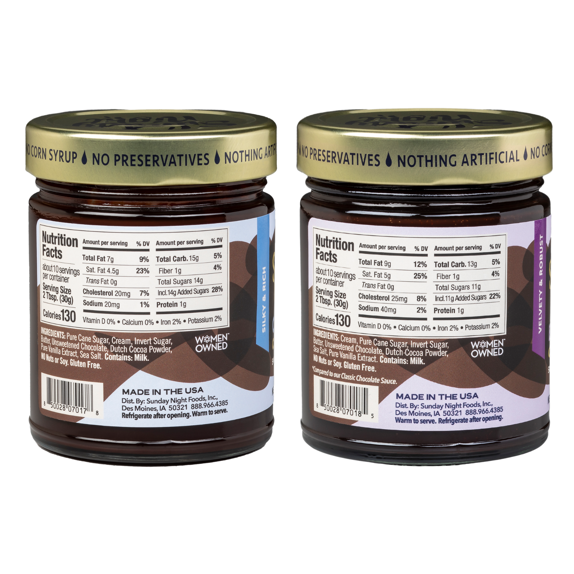 CLASSIC CHOCOLATE AND BITTERSWEET CHOCOLATE SAUCE DUO GIFT SET