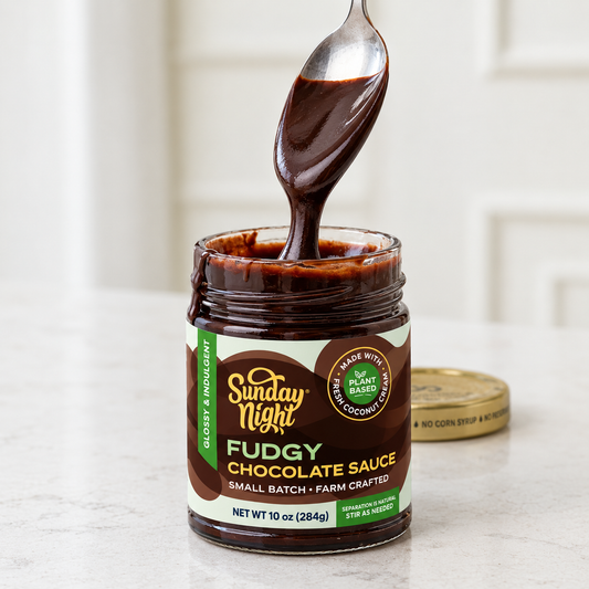 FUDGY VEGAN CHOCOLATE SAUCE