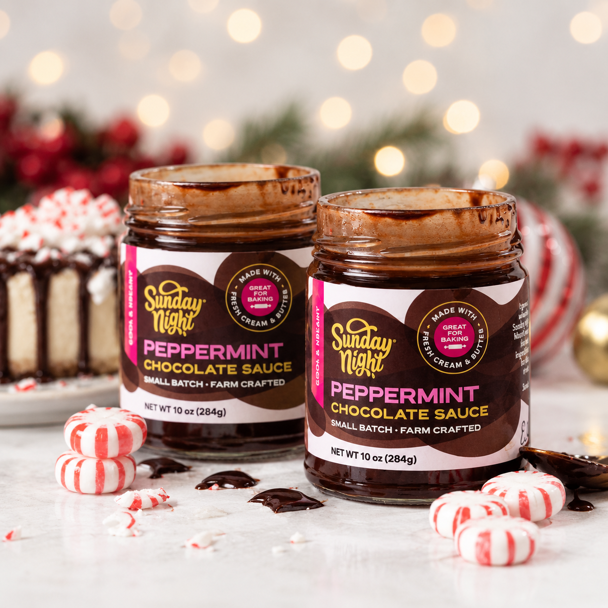 PEPPERMINT CHOCOLATE SAUCE (2-PACK)