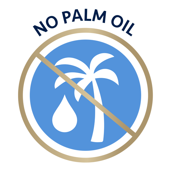 No palm oil